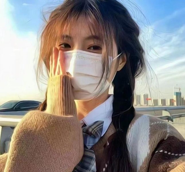 冬天的女子